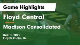 Floyd Central  vs Madison Consolidated  Game Highlights - Dec. 1, 2021