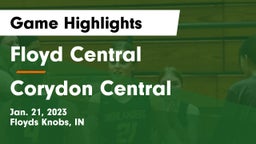 Floyd Central  vs Corydon Central  Game Highlights - Jan. 21, 2023
