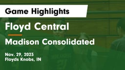 Floyd Central  vs Madison Consolidated  Game Highlights - Nov. 29, 2023