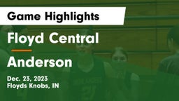 Floyd Central  vs Anderson  Game Highlights - Dec. 23, 2023