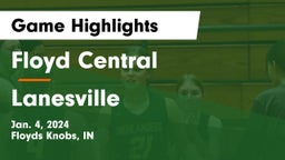 Floyd Central  vs Lanesville  Game Highlights - Jan. 4, 2024