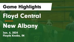 Floyd Central  vs New Albany  Game Highlights - Jan. 6, 2024