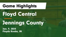 Floyd Central  vs Jennings County  Game Highlights - Jan. 9, 2024