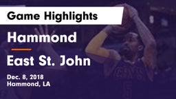 Hammond  vs East St. John  Game Highlights - Dec. 8, 2018