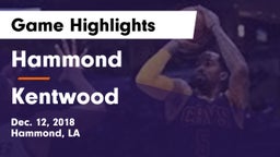 Hammond  vs Kentwood  Game Highlights - Dec. 12, 2018