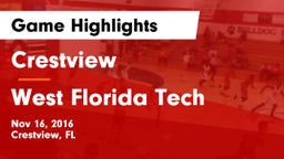 Crestview  vs West Florida Tech Game Highlights - Nov 16, 2016