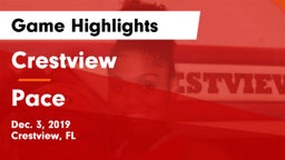 Crestview  vs Pace  Game Highlights - Dec. 3, 2019