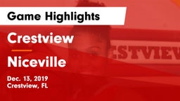 Crestview  vs Niceville  Game Highlights - Dec. 13, 2019