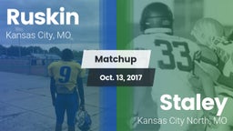 Matchup: Ruskin  vs. Staley  2017