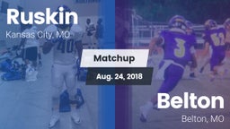 Matchup: Ruskin  vs. Belton  2018