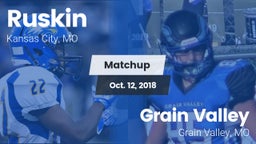 Matchup: Ruskin  vs. Grain Valley  2018