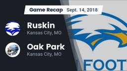 Recap: Ruskin  vs. Oak Park  2018