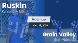 Matchup: Ruskin  vs. Grain Valley  2019