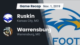 Recap: Ruskin  vs. Warrensburg  2019