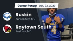 Recap: Ruskin  vs. Raytown South  2020