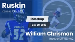 Matchup: Ruskin  vs. William Chrisman  2020