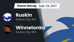 Recap: Ruskin  vs. Winnetonka  2021