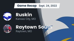Recap: Ruskin  vs. Raytown South  2022
