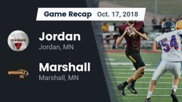 Recap: Jordan  vs. Marshall  2018