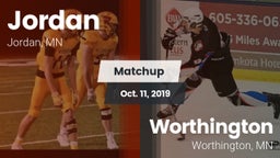 Matchup: Jordan  vs. Worthington  2019