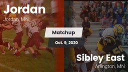 Matchup: Jordan  vs. Sibley East  2020