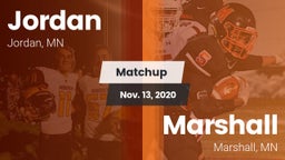 Matchup: Jordan  vs. Marshall  2020