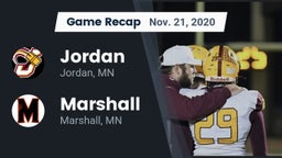 Recap: Jordan  vs. Marshall  2020