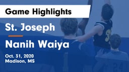 St. Joseph vs Nanih Waiya Game Highlights - Oct. 31, 2020