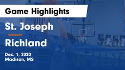 St. Joseph vs Richland  Game Highlights - Dec. 1, 2020