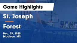 St. Joseph vs Forest  Game Highlights - Dec. 29, 2020