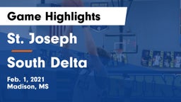 St. Joseph vs South Delta  Game Highlights - Feb. 1, 2021