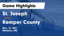 St. Joseph vs Kemper County  Game Highlights - Nov. 13, 2021