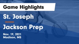 St. Joseph vs Jackson Prep  Game Highlights - Nov. 19, 2021