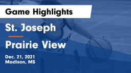 St. Joseph vs Prairie View Game Highlights - Dec. 21, 2021