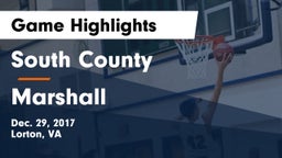 South County  vs Marshall  Game Highlights - Dec. 29, 2017