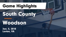 South County  vs Woodson Game Highlights - Jan. 5, 2018