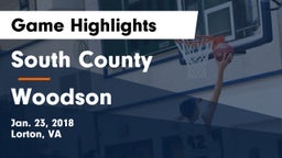 South County  vs Woodson Game Highlights - Jan. 23, 2018