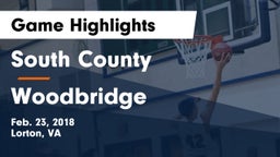 South County  vs Woodbridge  Game Highlights - Feb. 23, 2018
