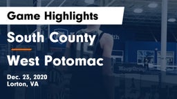 South County  vs West Potomac  Game Highlights - Dec. 23, 2020