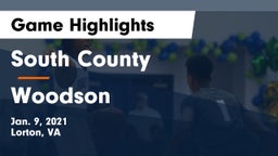 South County  vs Woodson  Game Highlights - Jan. 9, 2021
