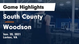 South County  vs Woodson  Game Highlights - Jan. 20, 2021