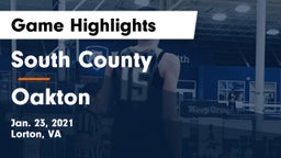 South County  vs Oakton  Game Highlights - Jan. 23, 2021