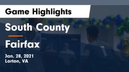 South County  vs Fairfax  Game Highlights - Jan. 28, 2021