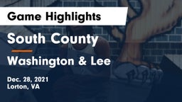 South County  vs Washington & Lee  Game Highlights - Dec. 28, 2021