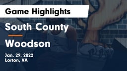 South County  vs Woodson  Game Highlights - Jan. 29, 2022