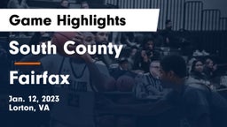 South County  vs Fairfax  Game Highlights - Jan. 12, 2023