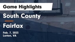 South County  vs Fairfax  Game Highlights - Feb. 7, 2023