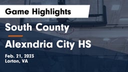 South County  vs Alexndria City HS  Game Highlights - Feb. 21, 2023