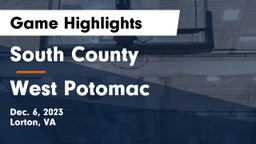 South County  vs West Potomac  Game Highlights - Dec. 6, 2023