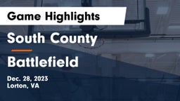 South County  vs Battlefield Game Highlights - Dec. 28, 2023